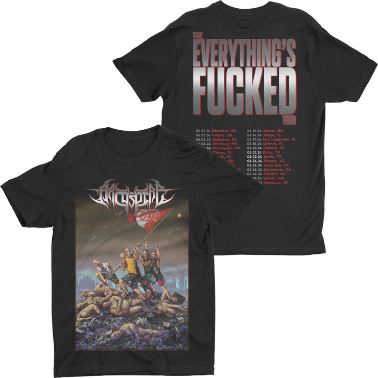 Archspire - Everything's F'ed 2024 Tour t-shirt