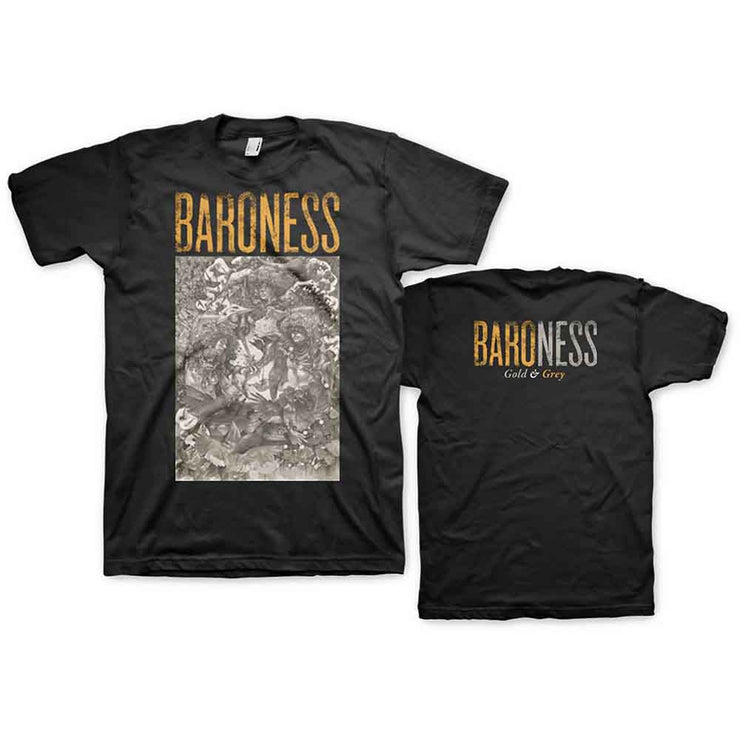 Baroness - Gold & Grey t-shirt