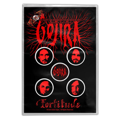 Gojira - Fortitude button pack