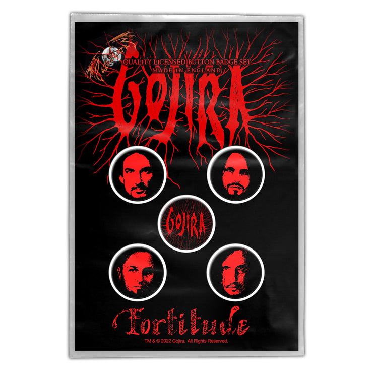 Gojira - Fortitude button pack