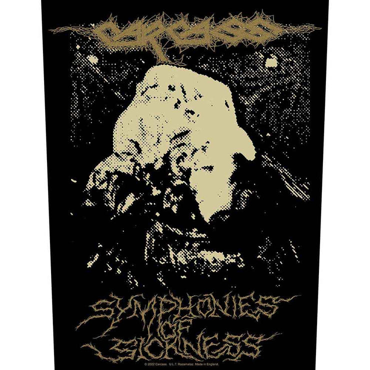 Carcass - Symphonies Of Sickness back patch