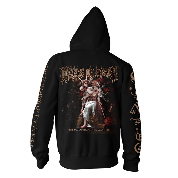 Cradle Of Filth - The Screaming Of The Valkyries zip-up hoodie