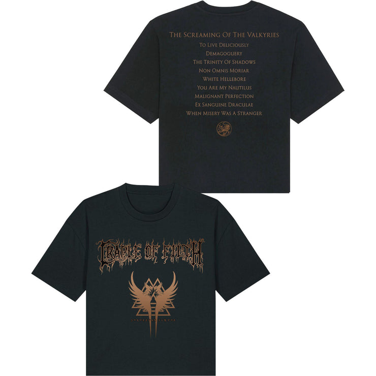 Cradle Of Filth - Valkyrie Sigil ladies crop tee