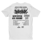 Bodybox / Snuffed On Sight / Corpse Pile - Nugs Not Hugs Tour t-shirt