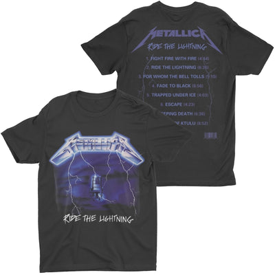 Metallica - Ride The Lightning Tracks t-shirt