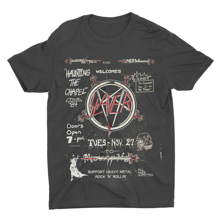 Slayer - Haunting 84' Flier t-shirt