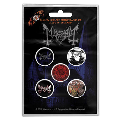 Mayhem - De Mysteriis Dom Sathanas button pack