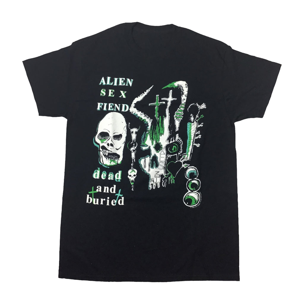 Alien Sex Fiend - Dead And Buried t-shirt – Night Shift Merch