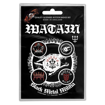 Watain - Black Metal Militia button pack