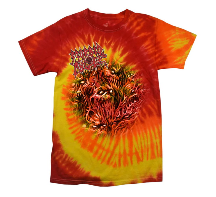 Morbid Angel - Altars Of Madness Red Tie-Dye t-shirt