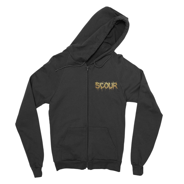 Scour - Pentagram zip-up hoodie