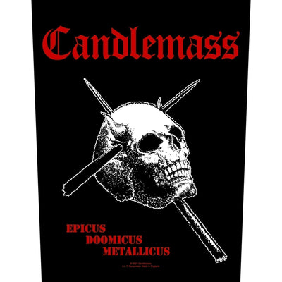 Candlemass - Epicus Doomicus Metallicus back patch