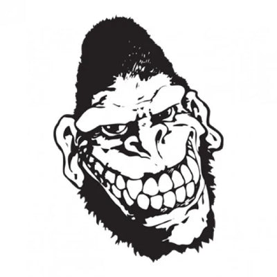 Gorilla Biscuits - Gorilla (Die Cut) sticker