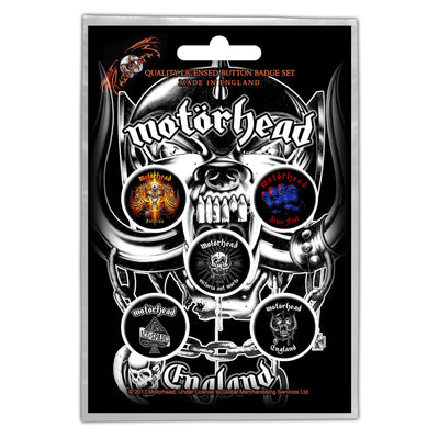 Motorhead - England button pack