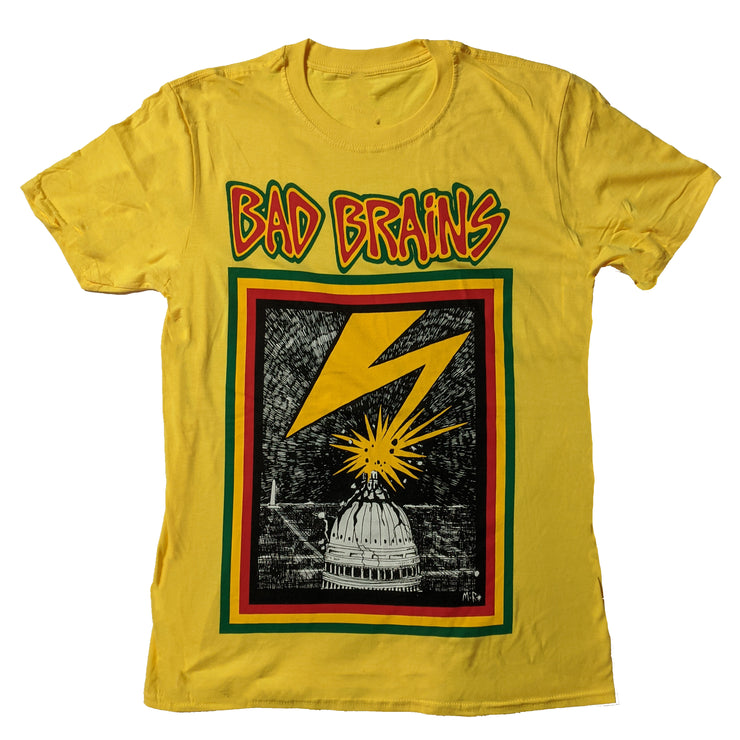 T-Shirt - Bad Brains - Capitol on Red