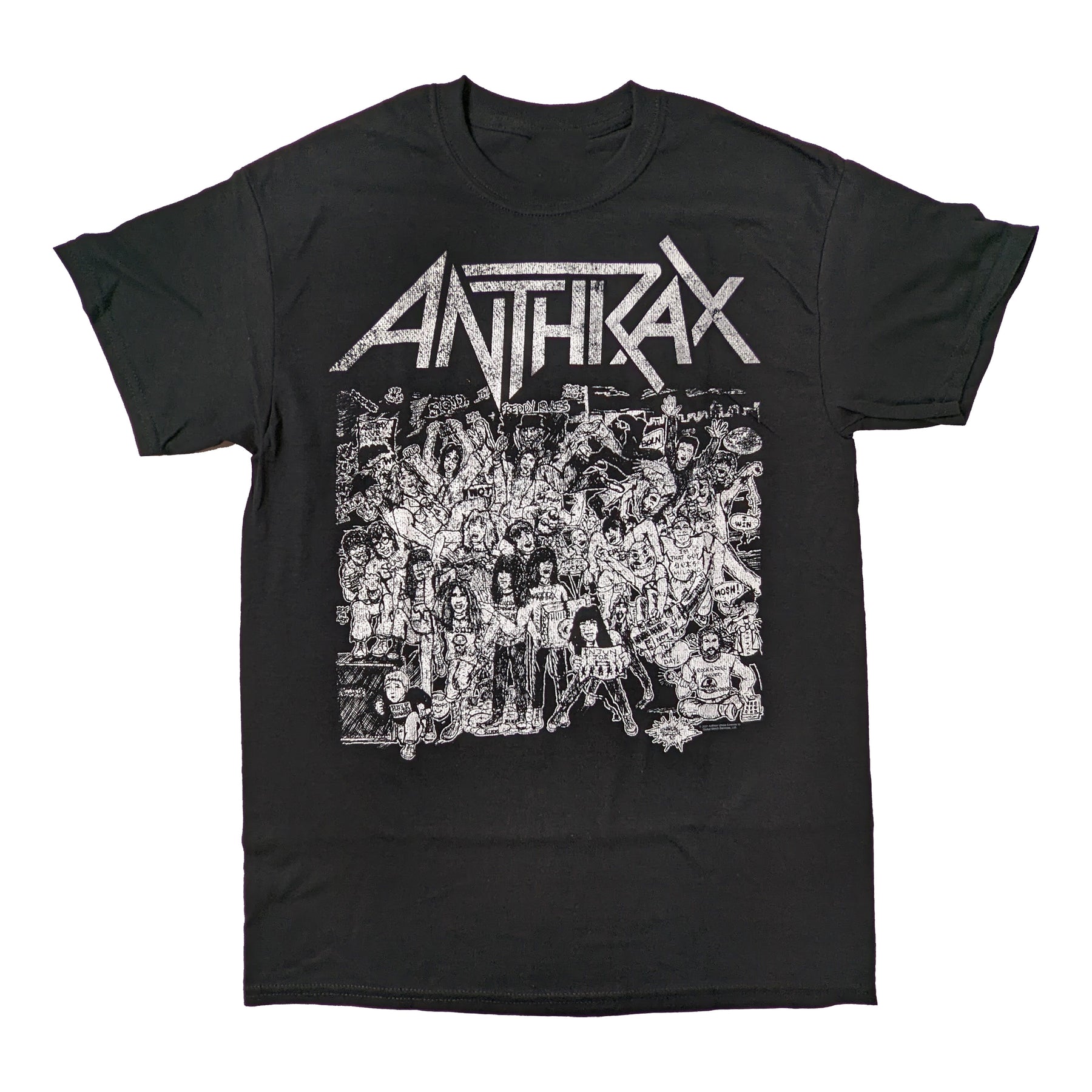 Anthrax - No Frills t-shirt – Night Shift Merch