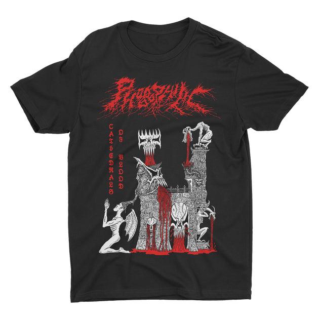 Phobophilic - Cathedrals Of Blood t-shirt – Night Shift Merch