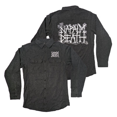 Napalm Death - Logo flannel