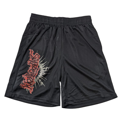 Suffocation - Smoke Logo shorts