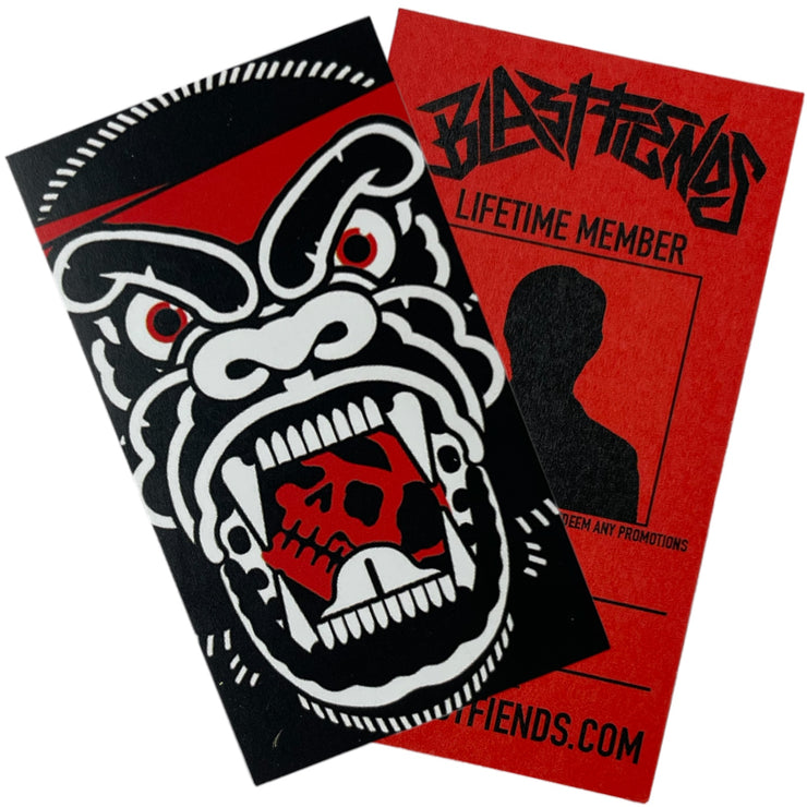 Blast Fiends - Lifetime Membership card