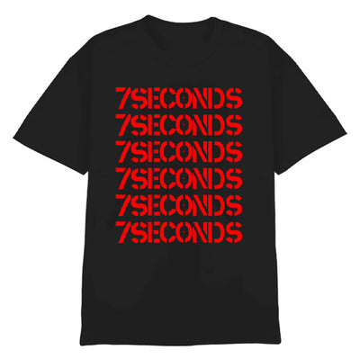 7 Seconds - Stacked Logo t-shirt